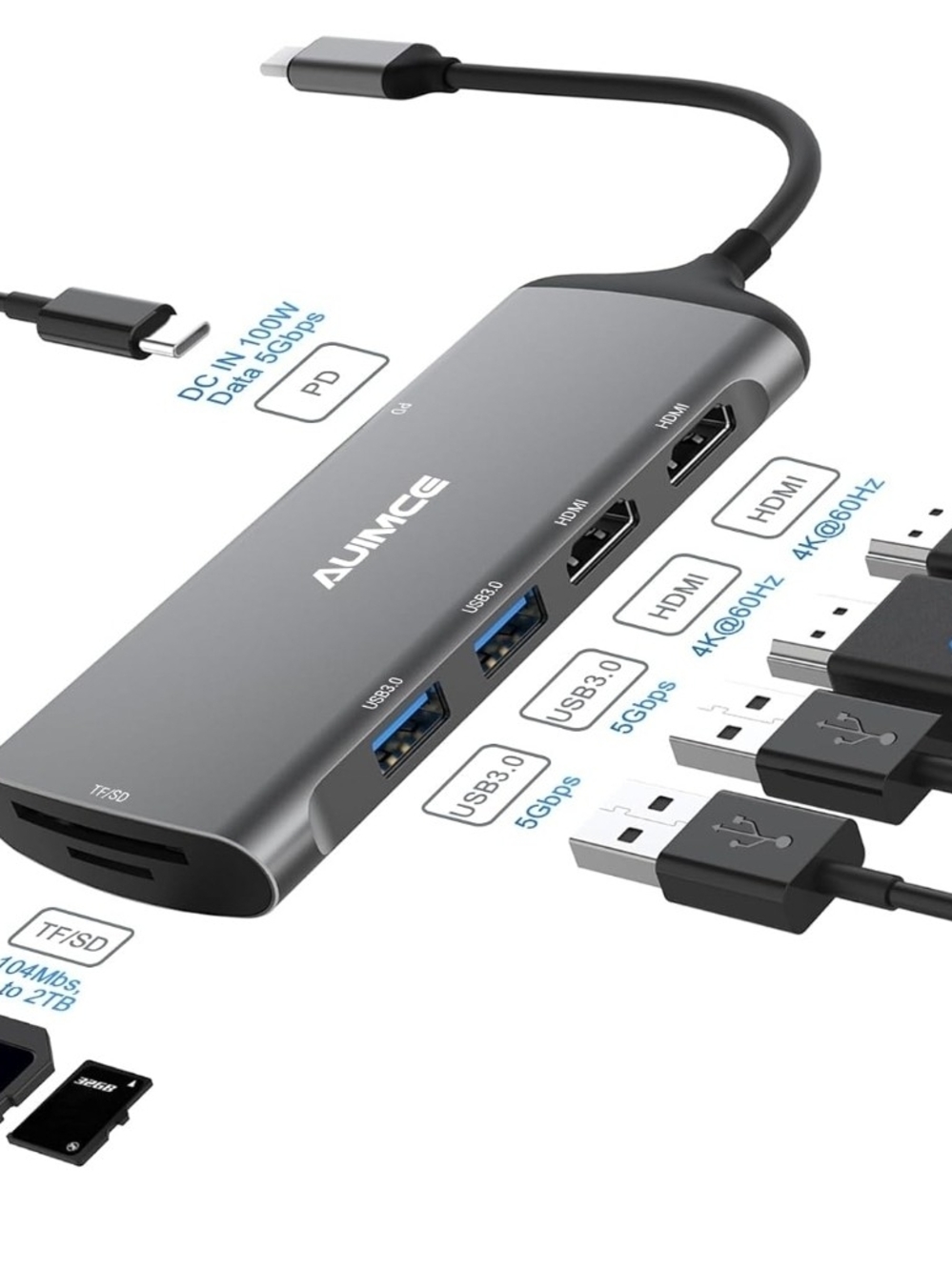 USB-C Hub Multiport Hub